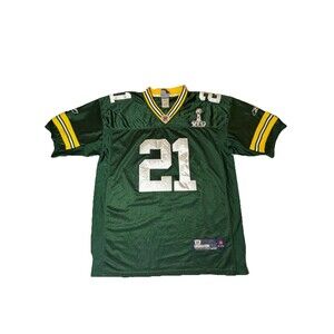 Green Bay Packers Woodson Onfield Reebok NFL Jersey Super Bowl XLV Mens 52 XXL